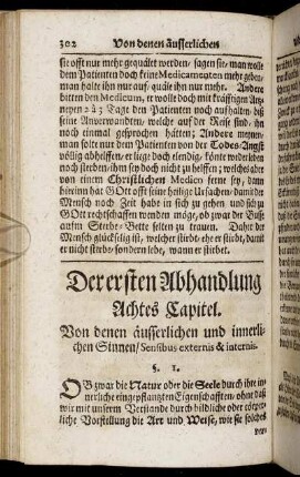 Achtes Capitel. - Neuntes Capitel.