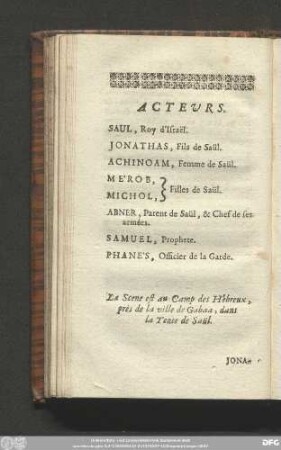 Acteurs.