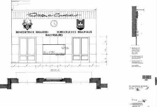 Ravensburg: Empfangsgebäude Durchgangshalle Ansicht B