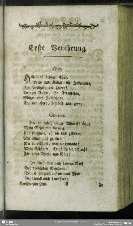 Erste Verehrung
