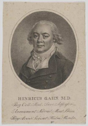 Bildnis des Hinricus Gahn