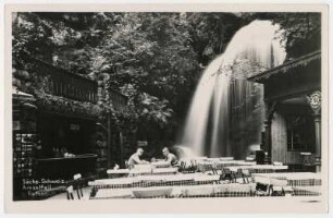 Sächsische Schweiz, Amselfall b. Rathen : Sächsische Schweiz. Amselfall bei Rathen
