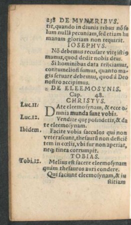 De Eleemosynis. Cap. 48.