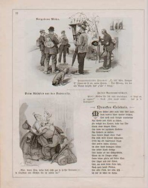 "Vergebene Mühe" "Beim Abschied vor der Badereise"