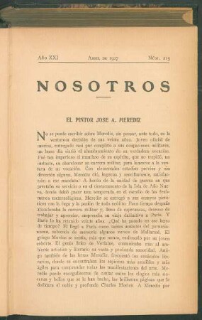El pintor José A. Merediz