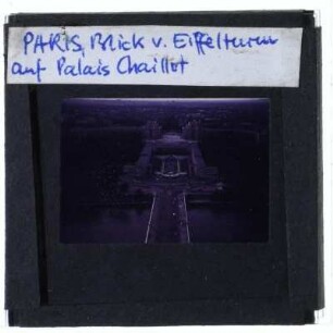 Paris, Eiffelturm,Paris, Palais de Chaillot
