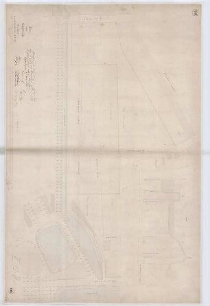 Karte von der Stadtbleiche zu Düsseldorf Gemeinde Pempelfort Flur VIII Nr. 205