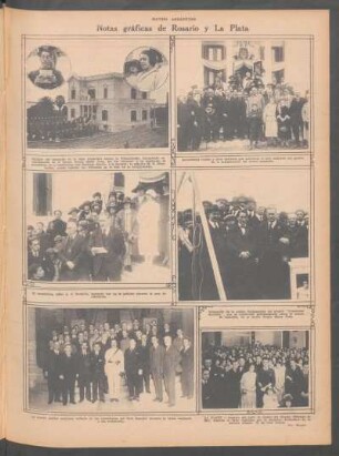 Notas gráficas de Rosario y La Plata [Fotografías]