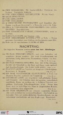Nachtrag (Nr. 359-376)