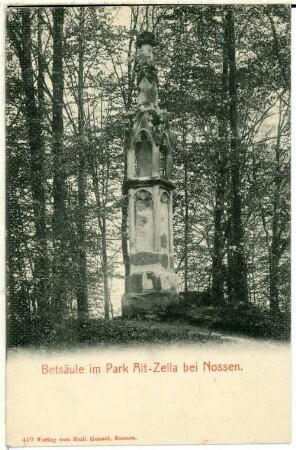 Alt-Zella. Betsäule