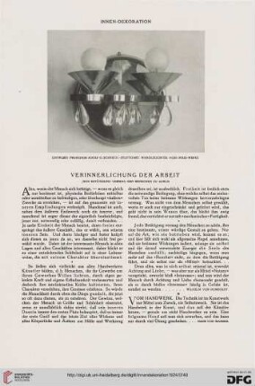 Vom Handwerk
