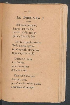 La peruana.