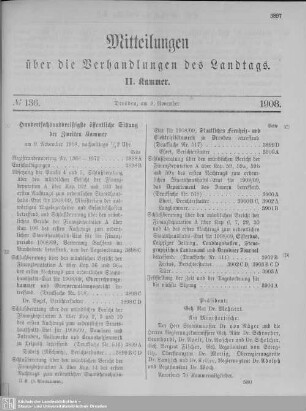 136. Sitzung