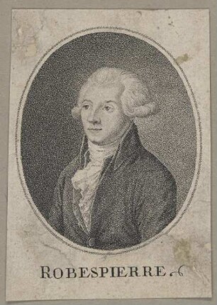 Bildnis des Robespierre