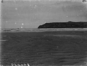 Bucht : Blick durch die Bucht von Le Havre in Richtung eines Kaps.