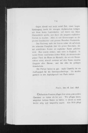 Paris, den 18. Juni 1898