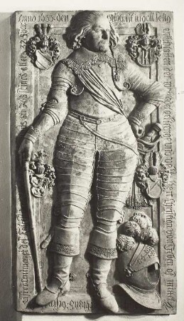 Grabstein des Christian von Treben, gest. 1633