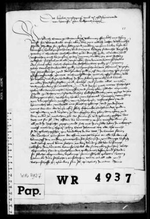 Graf Ulrich V. verschreibt dem Hans Heiles, Pfalzgraf Friedrichs Türhüter, 600 fl.