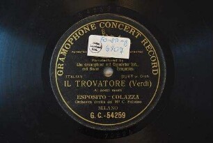 Il trovatore : Ai nostri monti / (Verdi)