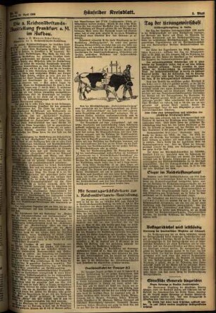 Dritte Ausgabe vom Freitag, den 24. April 1936.