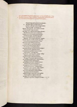 1r-1v, a1r-a1v Ad Clarissimum...