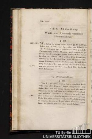 Eilfte Abtheilung. Werth und Unwerth paralleler Stimmenführung.