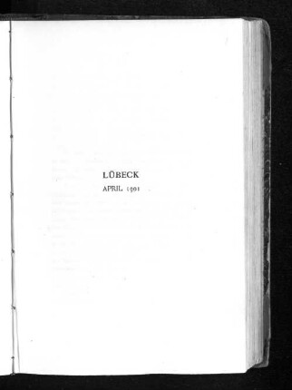 Lübeck April 1901