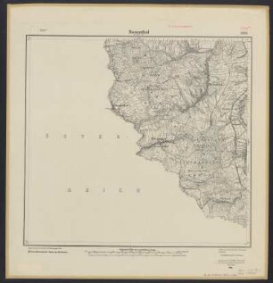 Messtischblatt [5865] = 3381 : Rosenthal in Schlesien, heute Różanka, Polen, 1903 : Messtischblatt [5865] = 3381 : Rosenthal in Schlesien. - Aufn. 1882, hrsg. 1884, [Druck] 103. - [Berlin] : Reichsamt für Landesaufnahme, 1903. - 1 Kt. : einfarbig. - Ohne Gitternetz. - Ohne Planzeiger. - Ohne Zeichenerklärung.