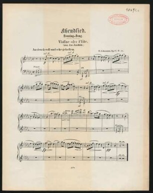 Violine oder Flöte