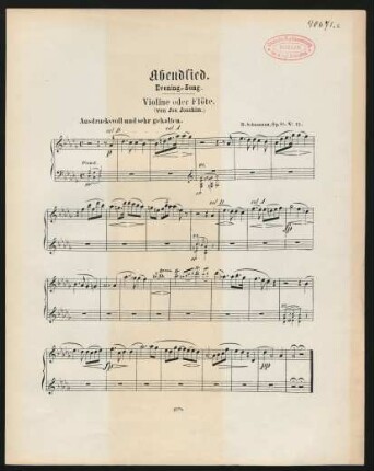 Violine oder Flöte