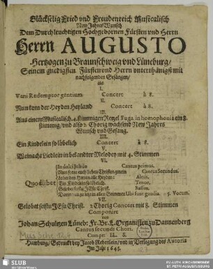 Cantus secundi chori