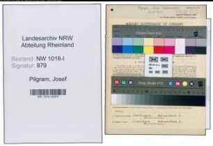 Entnazifizierung Josef Pilgram , geb. 21.07.1895 (Landwirt)