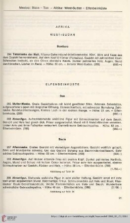 Afrika (Nr. 294 - 317)