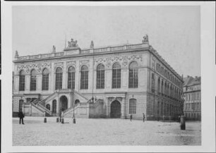 Dresden. Museum Johanneum : Dresden, Ansicht des Johanneums vom Neumarkt