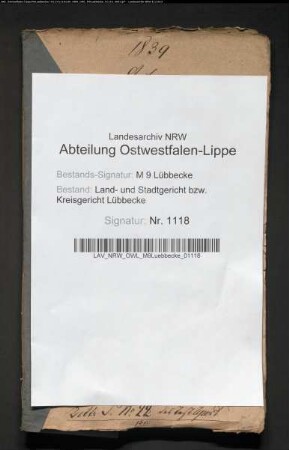 Erblasser: Steinmann, Marie Elisabeth, geb. Langhorst: