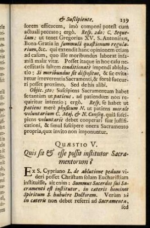 139-146, Quaestio V