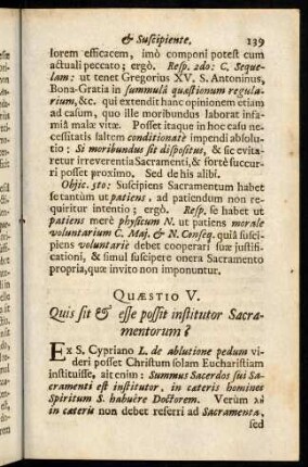 139-146, Quaestio V