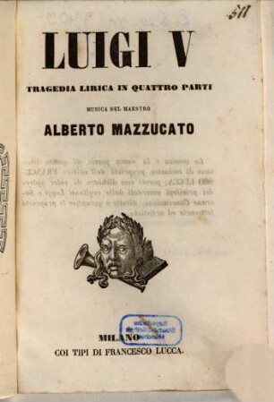 Luigi V : tragedia lirica in quattro parti