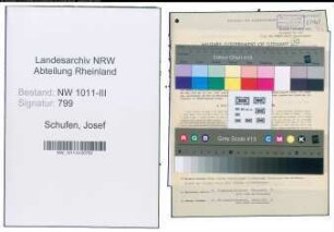 Entnazifizierung Josef Schufen , geb. 06.08.1917 (Kaufmann)