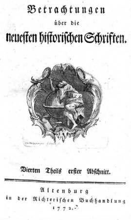 4: Betrachtungen über die neuesten historischen Schriften