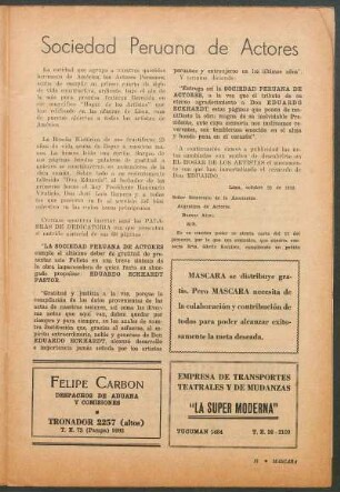 Sociedad peruana de actores