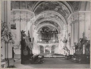 Langhaus der Klosterkirche Grüssau nach W