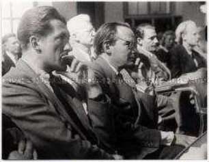 Heinrich-Maria Ledig-Rowohlt auf dem Deutschen Schriftstellerkongress zur 100-Jahr-Feier der Revolution von 1848 in der Frankfurter Paulskirche am 19. Mai 1948