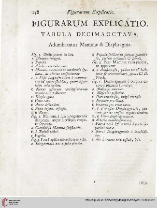 Figurarum explicatio: Tabula decima-octava