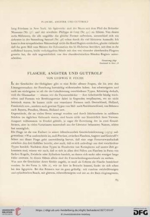 11: Flasche, Angster und Guttrolf