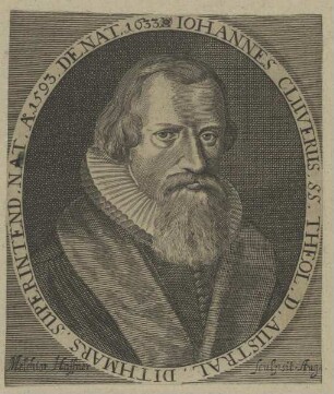 Bildnis des Iohannes Cluverus