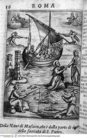 Ritratto di Roma moderna., Seite 16: Die "Navicella"