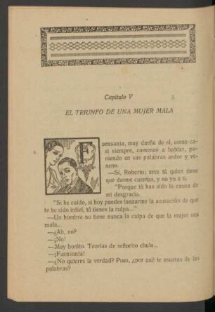 Capítulo V - El triunfo de una mujer mala