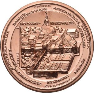 Medaille von Victor Huster auf Rudolf Schmidt