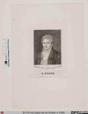 Bildnis (Johann) Ludwig Tieck